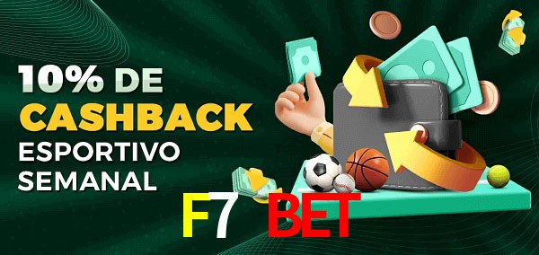 10% de bônus de cashback na F7 Bet